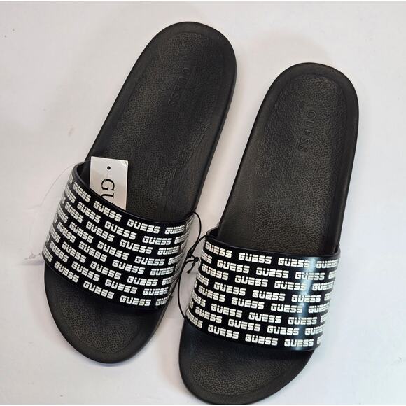 NEW MENS GUESS Esteban Slides Sz. 11/44. Athletic Slides | Sandals - Picture 1 of 5